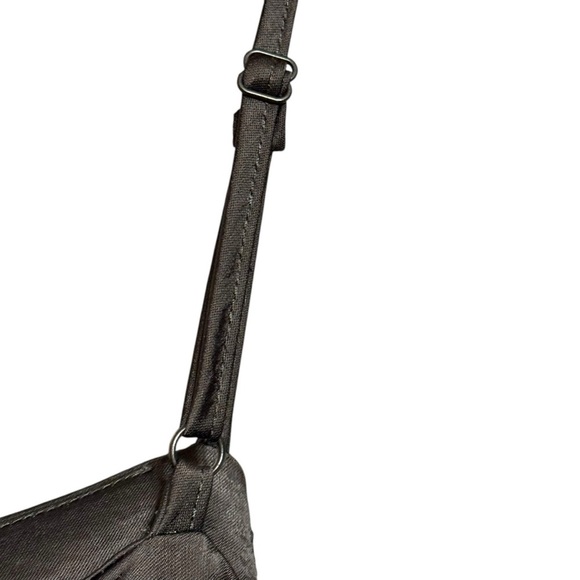 HOUSE OF HARLOW 1960 Satin Side Ruched Cutout Square Neckline Mini Slipdress - Picture 7 of 11